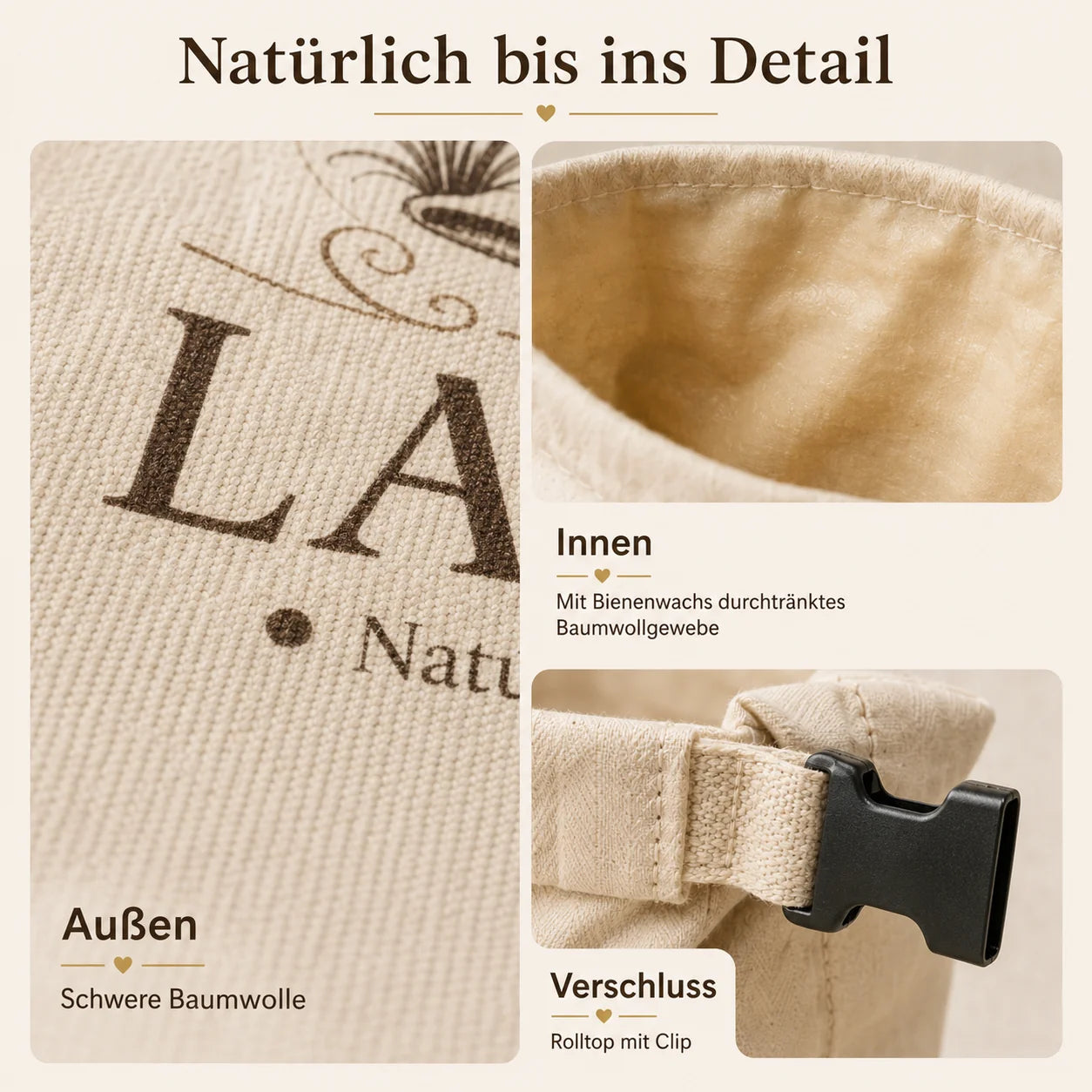 LaibLiebe – Natürlicher Brotbeutel aus Bienenwachs