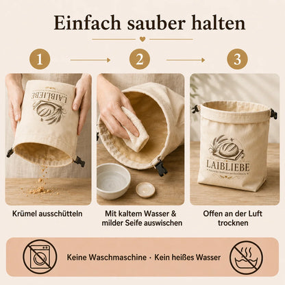 LaibLiebe – Natürlicher Brotbeutel aus Bienenwachs
